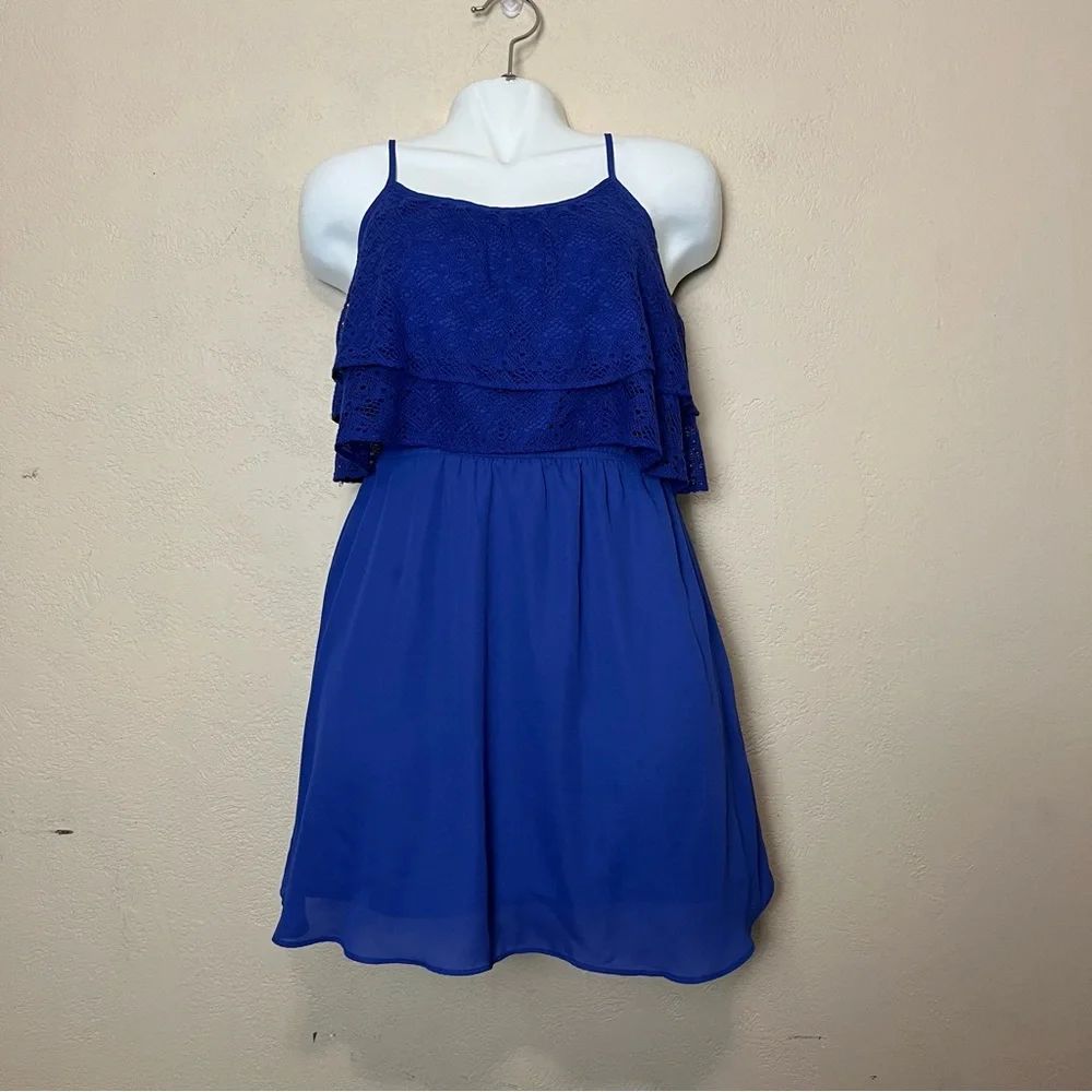 Chosse 5 Ítems For $30 Princess Vera wang women sleeves‎ blue dress size M